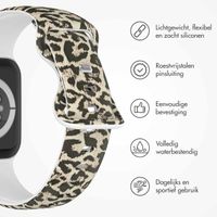 imoshion Siliconen⁺ bandje Apple Watch Series 1 t/m 9 / SE (38/40/41 mm) | Series 10 (42 mm) - Leopard
