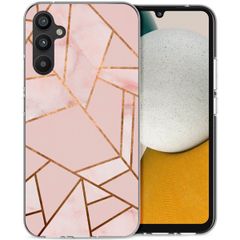 imoshion Design hoesje Samsung Galaxy A34 (5G) - Grafisch Koper / Roze