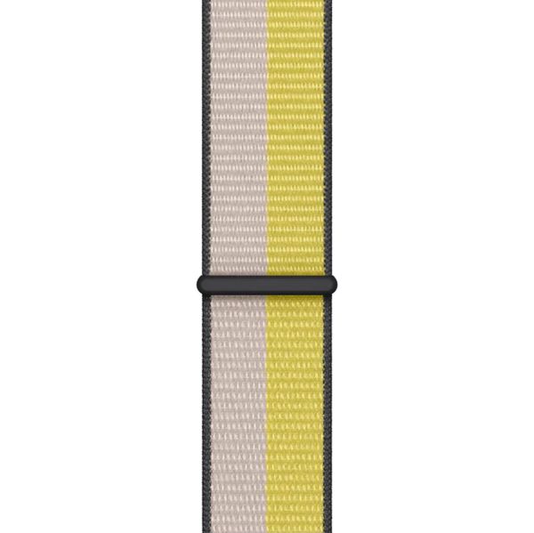 Apple Sport Loop Band Apple Watch Series 1 t/m 10 / SE / Ultra (2) (44/45/46/49 mm) - Oat Milk/Lemon Zest