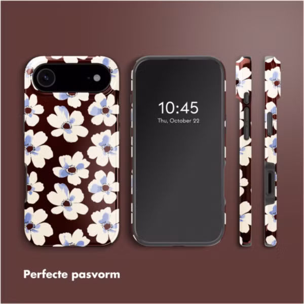 Selencia Vivid Backcover met MagSafe Apple iPhone Air - Choco Flower Pop