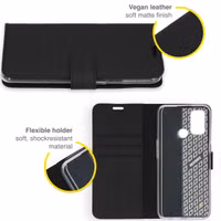 Accezz Wallet Softcase Bookcase Oppo A53 / Oppo A53s - Zwart