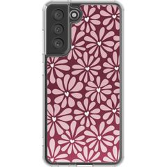 imoshion Design hoesje Samsung Galaxy S21 FE - Bloom Love Blush