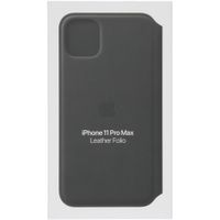 Apple Leather Folio Bookcase iPhone 11 Pro Max - Black