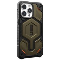 UAG Monarch Pro Backcover iPhone 15 Pro Max - Kevlar Element Green