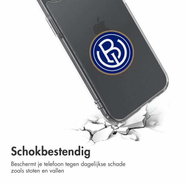 Clear Backcover Apple iPhone 15 - ASV Blauw-Wit