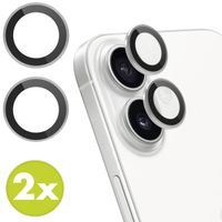 imoshion 2 Pack Camera lens protector iPhone 16 / 16 Plus - Wit