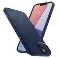 Spigen Liquid Air Backcover iPhone 14 Pro Max - Donkerblauw