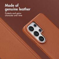 Accezz Leather Back Cover with MagSafe Samsung Galaxy S26 Ultra - Sienna Brown