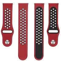 imoshion Siliconen sport bandje Fitbit Versa 2 / Lite - Rood / Zwart