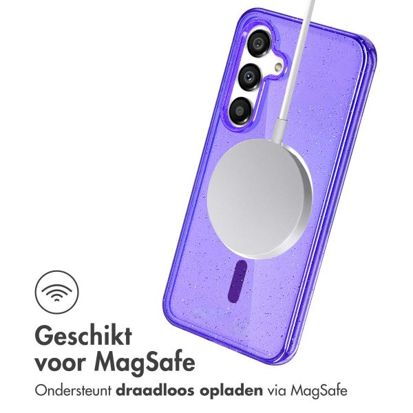 imoshion Sparkle Backcover met MagSafe Samsung Galaxy S25 Plus - Paars