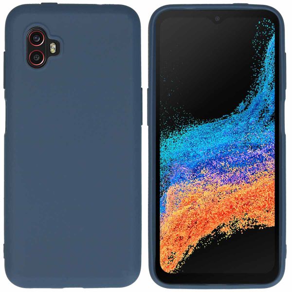 imoshion Color Backcover Samsung Galaxy Xcover 6 Pro - Donkerblauw