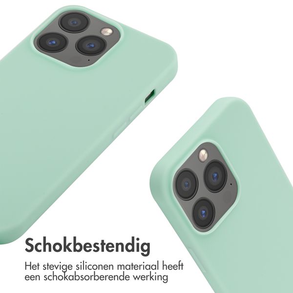 imoshion Siliconen hoesje met koord Apple iPhone 13 Pro - Mintgroen