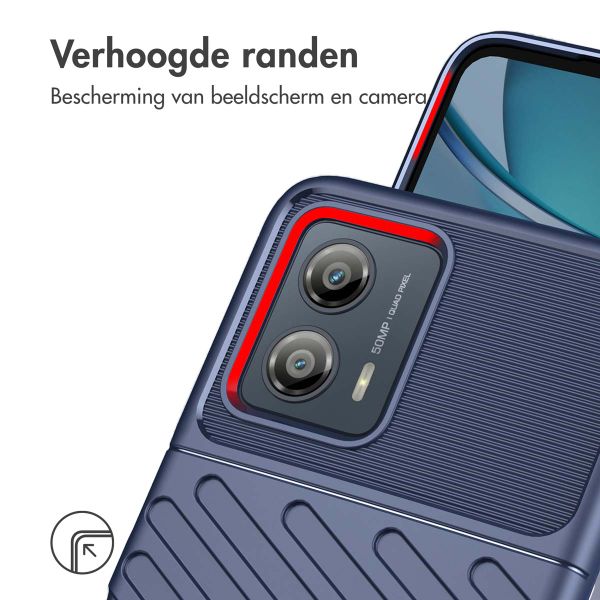 imoshion Thunder Backcover Motorola Moto G53 - Donkerblauw