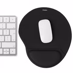 imoshion Ergonomische muismat - Muismat met polssteun - 30 x 25 cm - Zwart