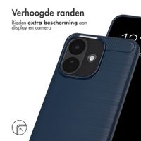 imoshion Brushed Backcover Xiaomi Redmi Note 17 Pro - Donkerblauw