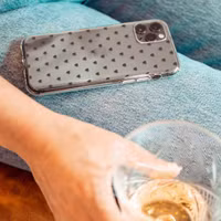 imoshion Design hoesje OnePlus Nord 2 - Hartjes - Zwart