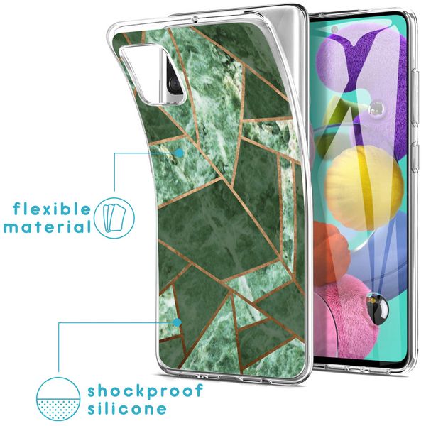 imoshion Design hoesje Samsung Galaxy A51 - Green Graphic