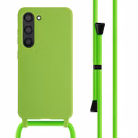 imoshion Siliconen hoesje met koord Samsung Galaxy S23 - Fluor Groen
