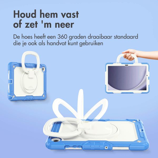 imoshion Rugged Kidsproof Backcover Samsung Galaxy Tab A9 Plus - Blauw
