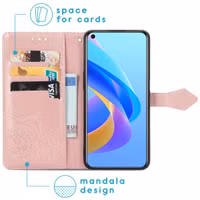 imoshion Mandala Bookcase Oppo A76 (4G) - Rosé Goud