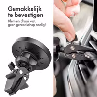 Accezz Telefoonhouder auto met Magsafe - Draadloze oplader - Ventilatierooster - Zwart