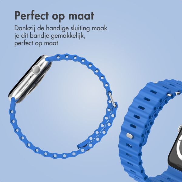 Accezz Ocean bandje Apple Watch | 38/40/41/42 mm - Royal Blue
