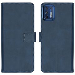 imoshion Luxe Bookcase Motorola Moto G9 Plus - Donkerblauw