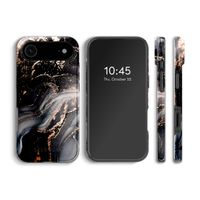 Selencia Vivid Backcover met MagSafe Apple iPhone Air - Chic Marble Black