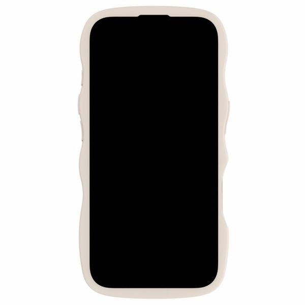 Holdit Wavy Case Apple iPhone 16 Plus - Light Beige