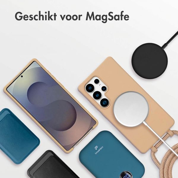 imoshion Color Backcover met afneembaar koord met MagSafe Samsung Galaxy S25 Ultra - Beige