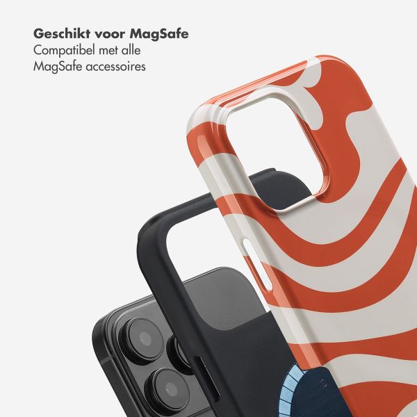 Selencia Vivid Backcover met MagSafe Apple iPhone 16 Pro Max - Dream Swirl Orange