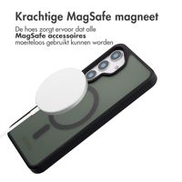 Accezz Rugged Frosted MagSafe Backcover Samsung Galaxy S25 Plus - Zwart