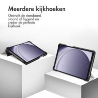 imoshion Design Trifold Bookcase Samsung Galaxy Tab A11 / A9 8.7 inch - White Marble