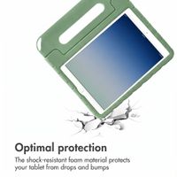 imoshion Kidsproof Tablet Case with Detachable Dolls Apple iPad 9 (2021) 10.2 inch / iPad 8 (2020) 10.2 inch / iPad 7 (2019) 10.2 inch - Olive Green