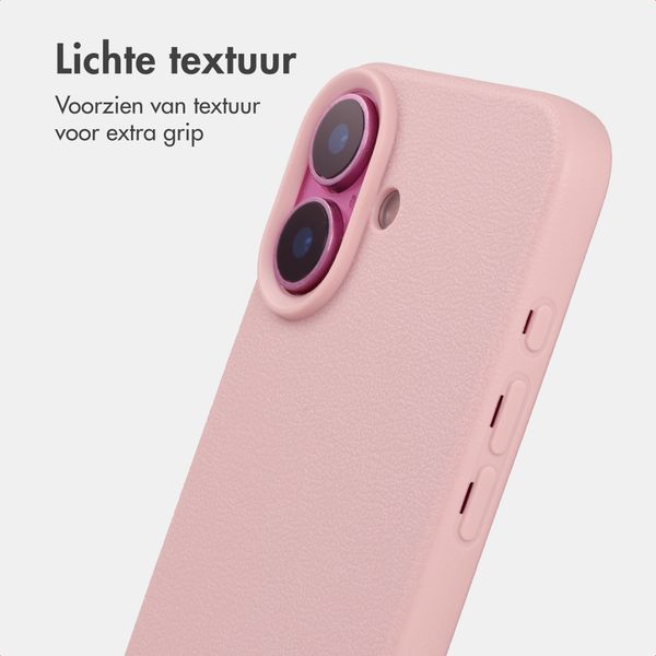 imoshion Texture Backcover Apple iPhone 16 - Roze