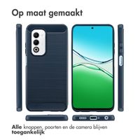imoshion Brushed Backcover Oppo A5 5G (2025) - Donkerblauw