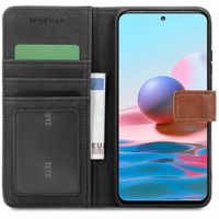 imoshion Luxe Bookcase Xiaomi Redmi Note 10 Pro - Bruin