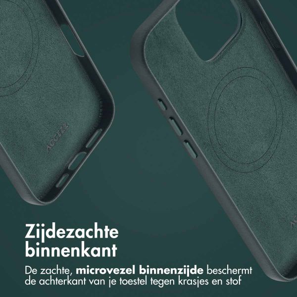 Accezz MagSafe Leather Backcover Apple iPhone 16 Pro Max - Cedar Green