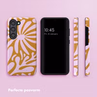 Selencia Vivid Backcover Samsung Galaxy S23 - Modern Bloom Pink