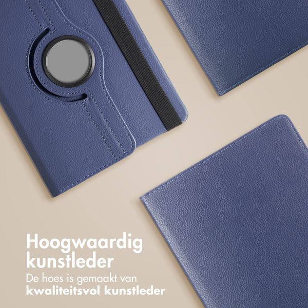 imoshion 360° draaibare Bookcase Lenovo Tab (2025) - Donkerblauw