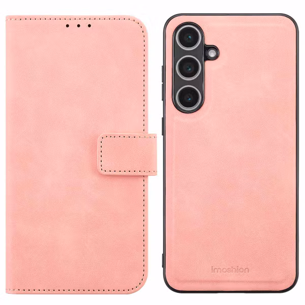 imoshion Uitneembare 2-in-1 Luxe Bookcase Samsung Galaxy S24 FE - Roze