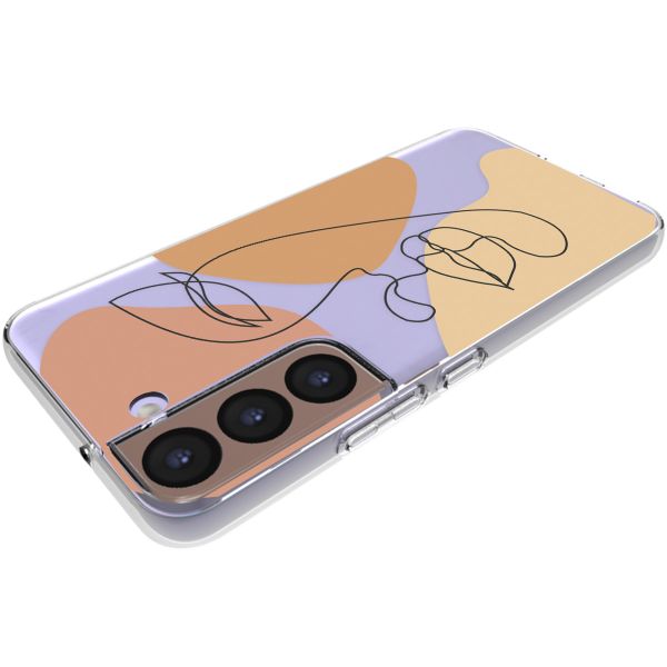 imoshion Design hoesje Samsung Galaxy S22 - Gezicht - Multicolor