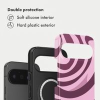 Selencia Vivid Case with MagSafe Google Pixel 11 - Wavy Swirl Pink Plum