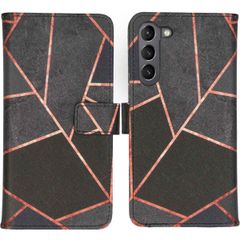 imoshion Design Softcase Bookcase Samsung Galaxy S23 Plus - Black Graphic