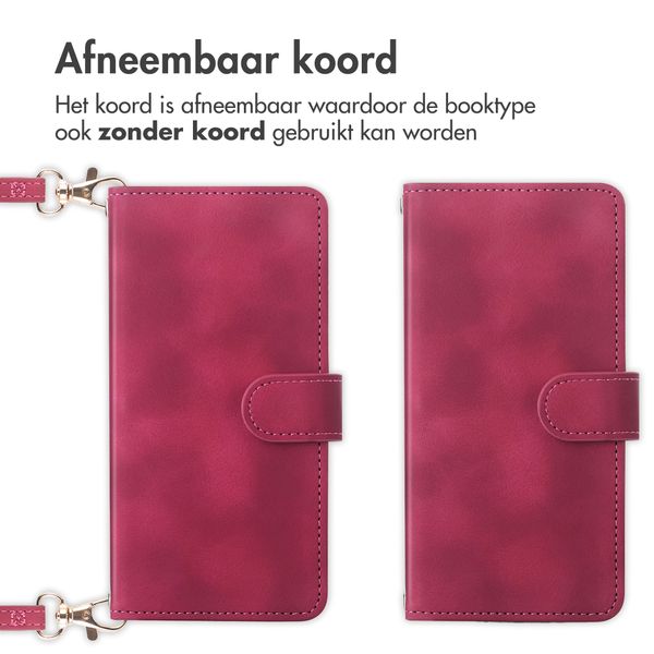 imoshion Bookcase met koord Motorola Edge 70 Fusion - Rood