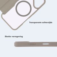 imoshion Transparante Bookcase met MagSafe Apple iPhone 17 - Beige