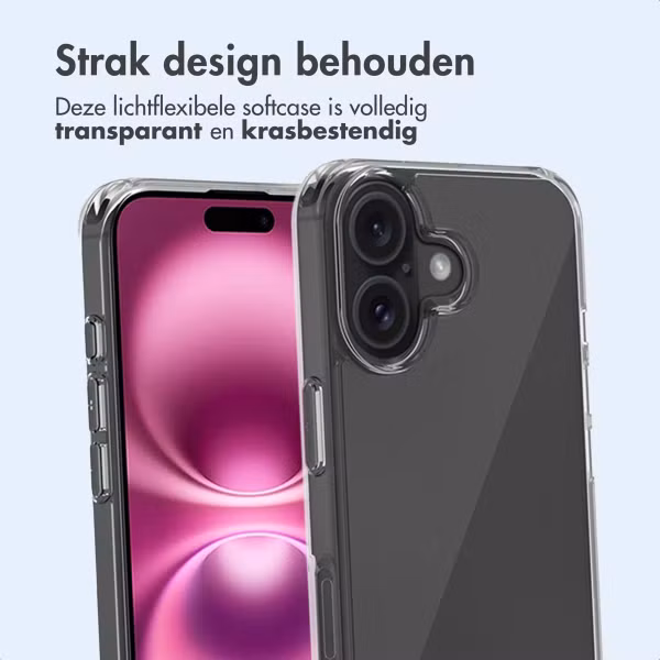 imoshion Protective Backcover Apple iPhone 16 Plus - Transparant