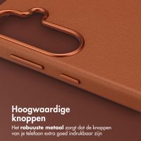 Accezz MagSafe Leather Backcover Samsung Galaxy S26 - Sienna Brown