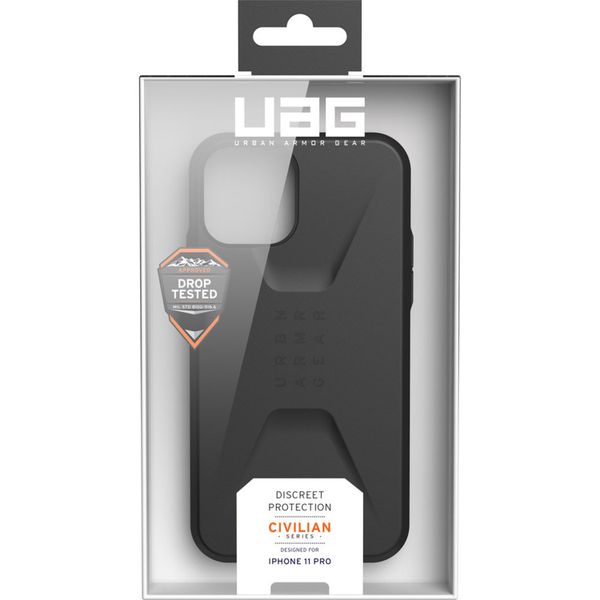 UAG Civilian Backcover iPhone 11 Pro - Zwart