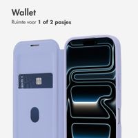 imoshion Transparante Bookcase met MagSafe Apple iPhone 17 Pro Max - Lila